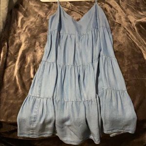 Blue babydoll dress